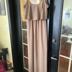 MUMU Weddings - Caitlin Ruffle Maxi Dress